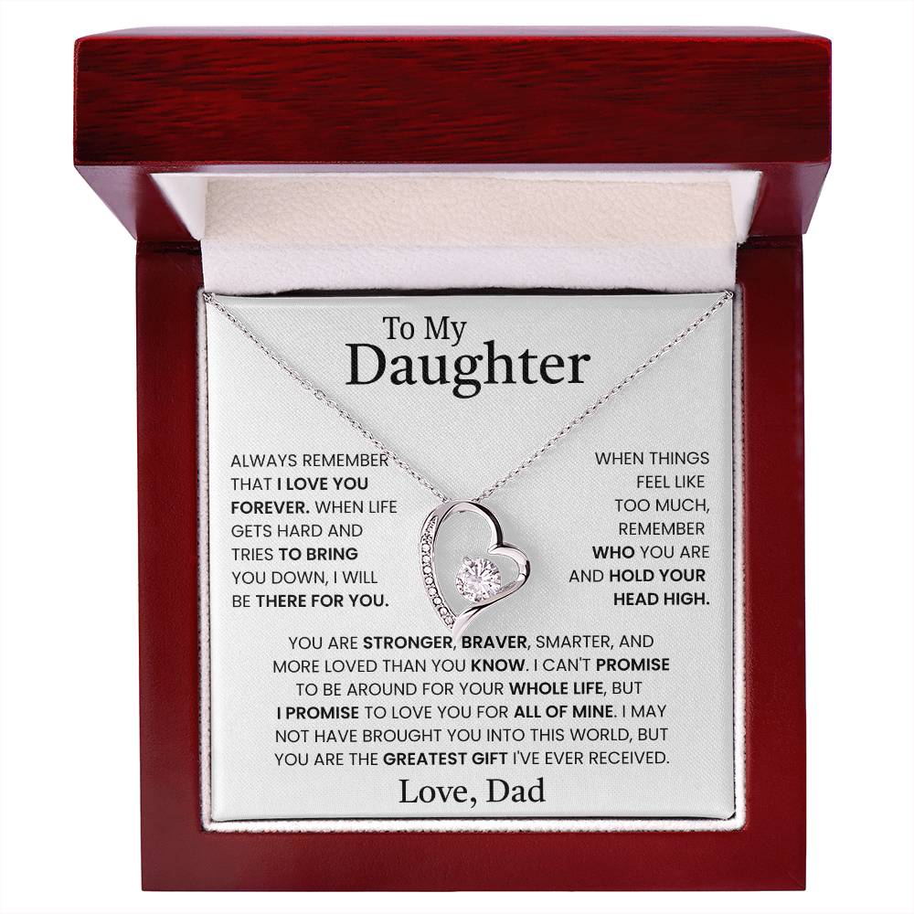 Gift for Daughter from Dad – Forever Love Necklace