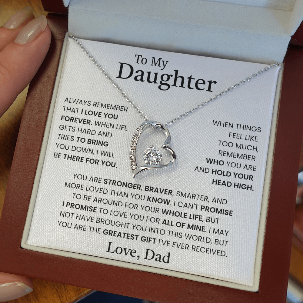 Gift for Daughter from Dad – Forever Love Necklace