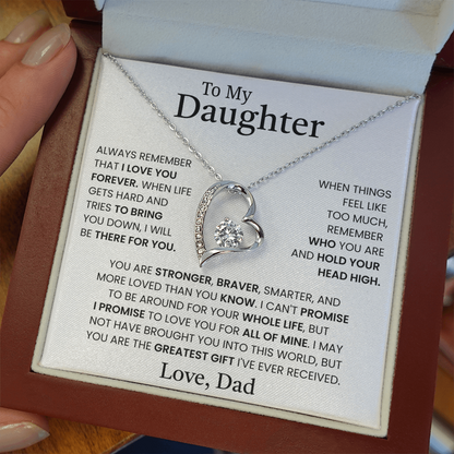 Gift for Daughter from Dad – Forever Love Necklace