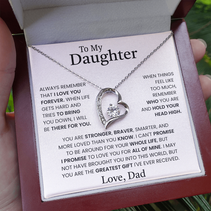 Gift for Daughter from Dad – Forever Love Necklace