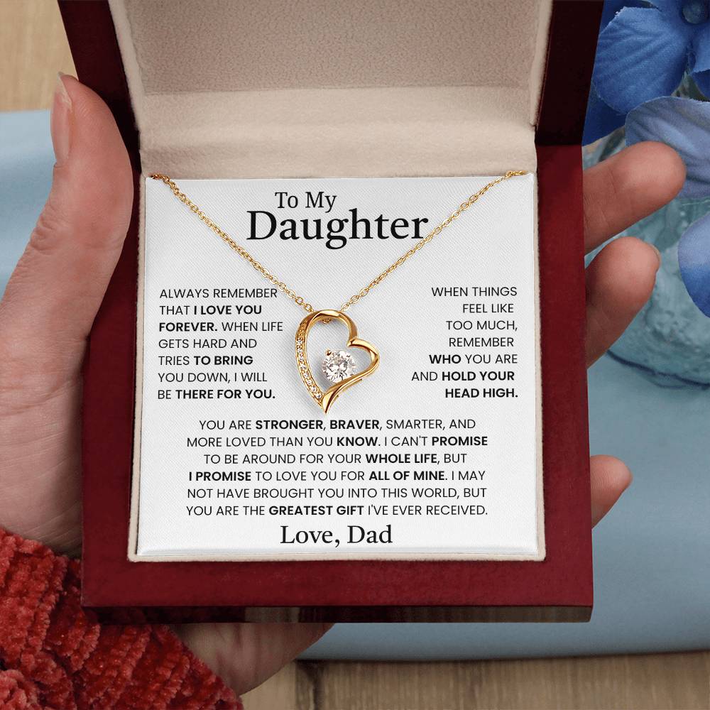 Gift for Daughter from Dad – Forever Love Necklace