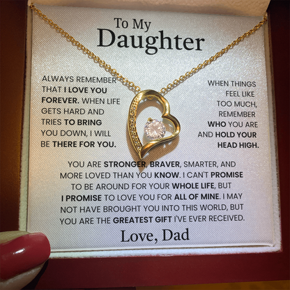 Gift for Daughter from Dad – Forever Love Necklace
