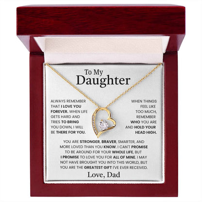 Gift for Daughter from Dad – Forever Love Necklace