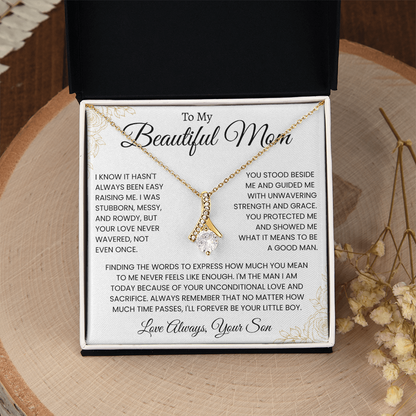 To My Mom - Alluring Beauty Necklace