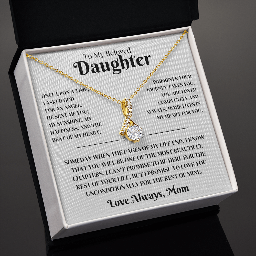 Daughter Gift From Mom, Alluring Beauty Necklace