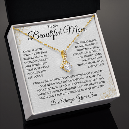 To My Mom - Alluring Beauty Necklace
