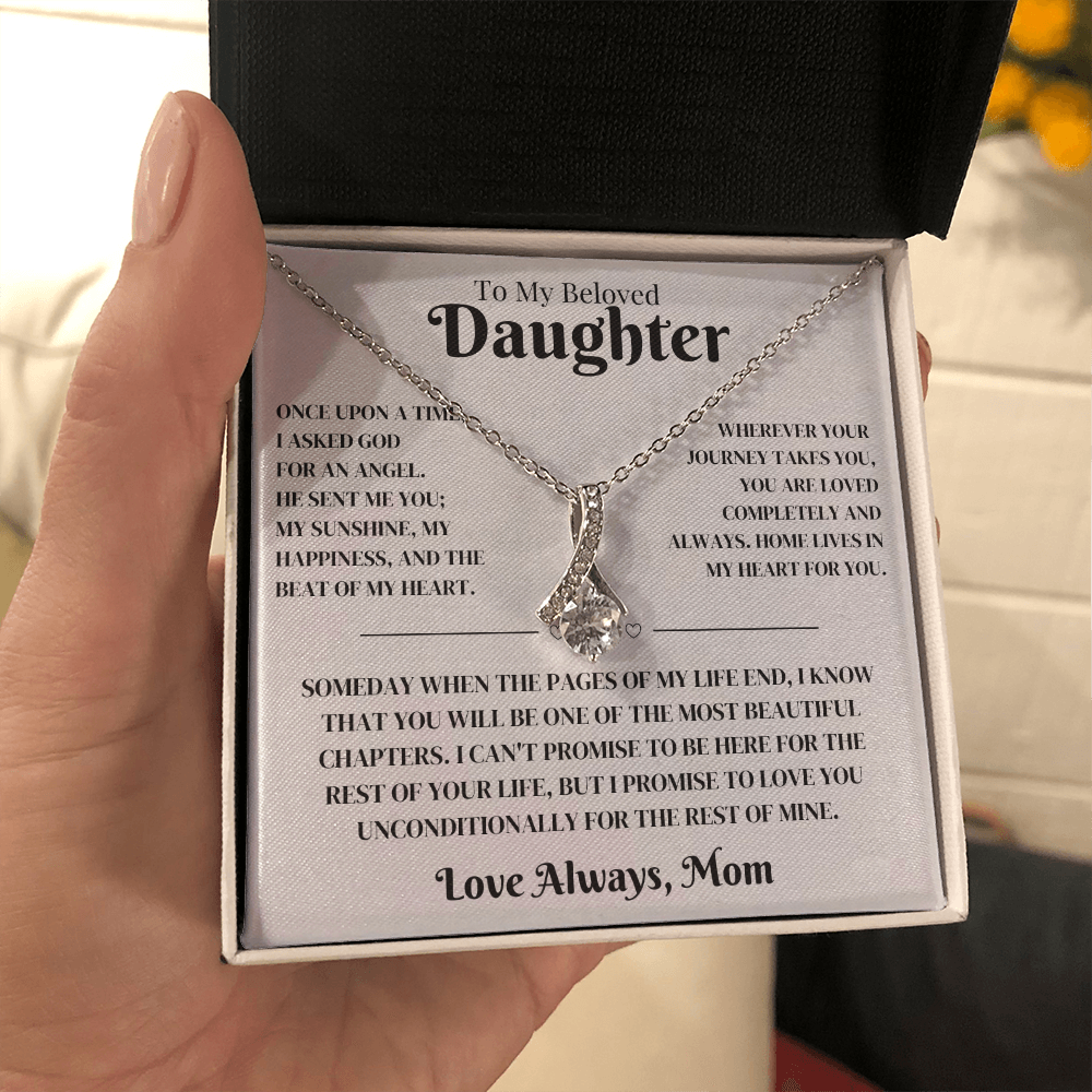 Daughter Gift From Mom, Alluring Beauty Necklace