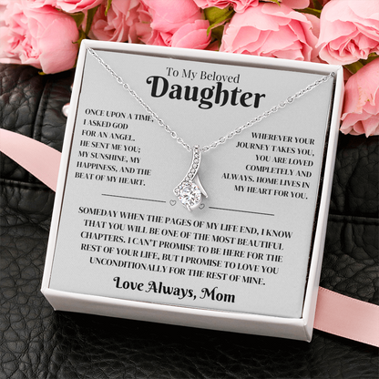Daughter Gift From Mom, Alluring Beauty Necklace