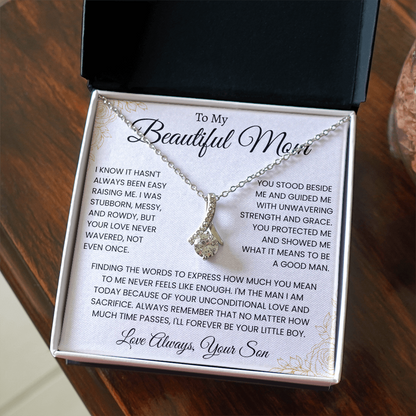 To My Mom - Alluring Beauty Necklace