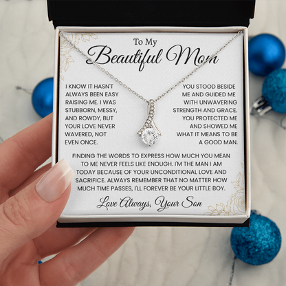 To My Mom - Alluring Beauty Necklace