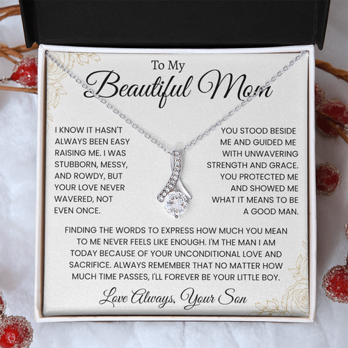To My Mom - Alluring Beauty Necklace