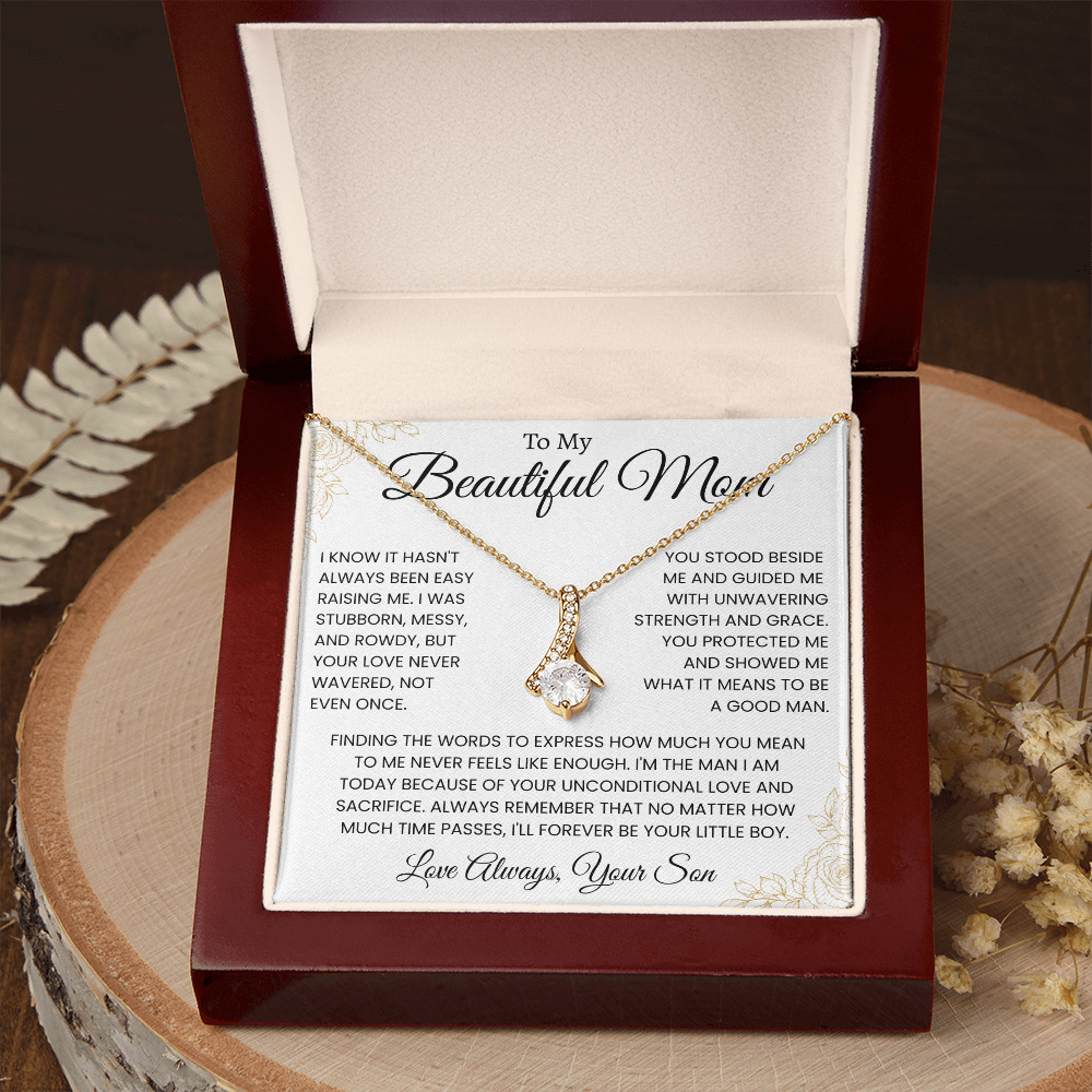 To My Mom - Alluring Beauty Necklace