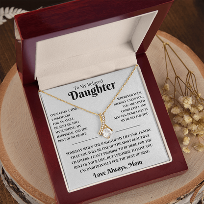 Daughter Gift From Mom, Alluring Beauty Necklace