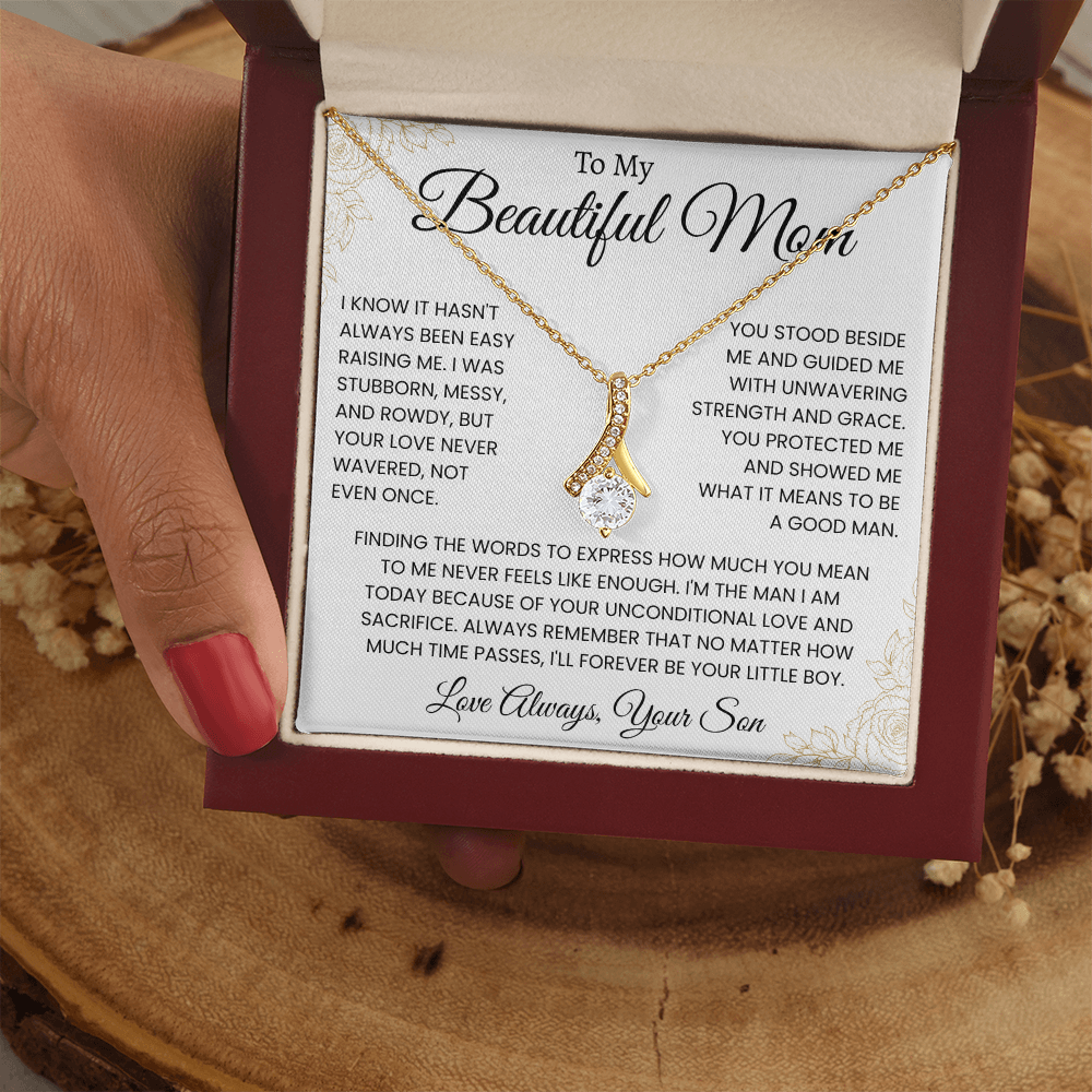 To My Mom - Alluring Beauty Necklace