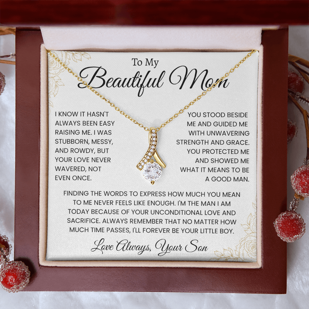 To My Mom - Alluring Beauty Necklace