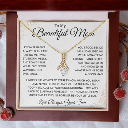To My Mom - Alluring Beauty Necklace