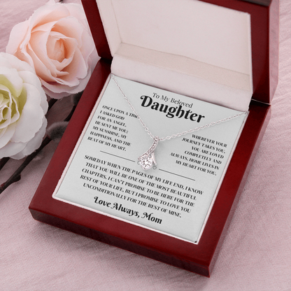 Daughter Gift From Mom, Alluring Beauty Necklace