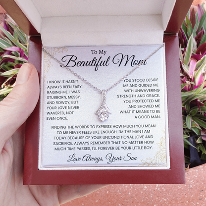 To My Mom - Alluring Beauty Necklace