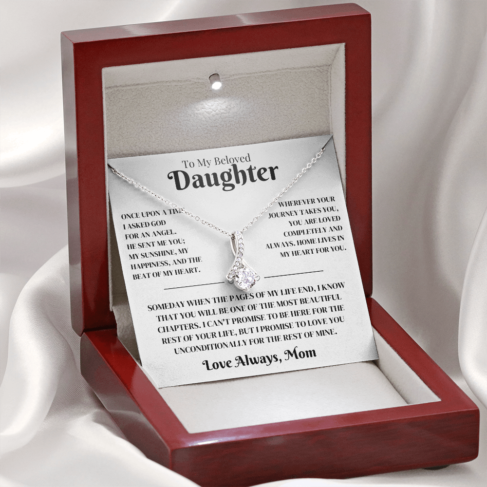 Daughter Gift From Mom, Alluring Beauty Necklace