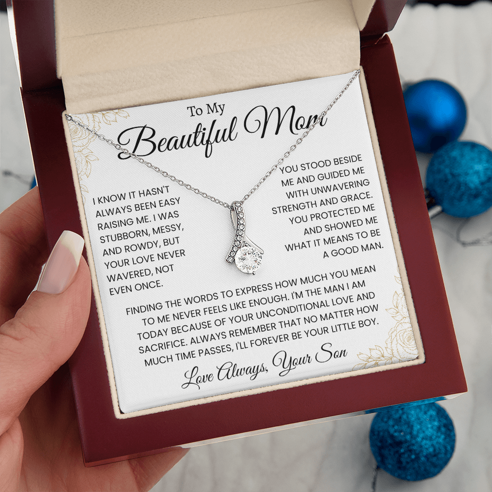 To My Mom - Alluring Beauty Necklace