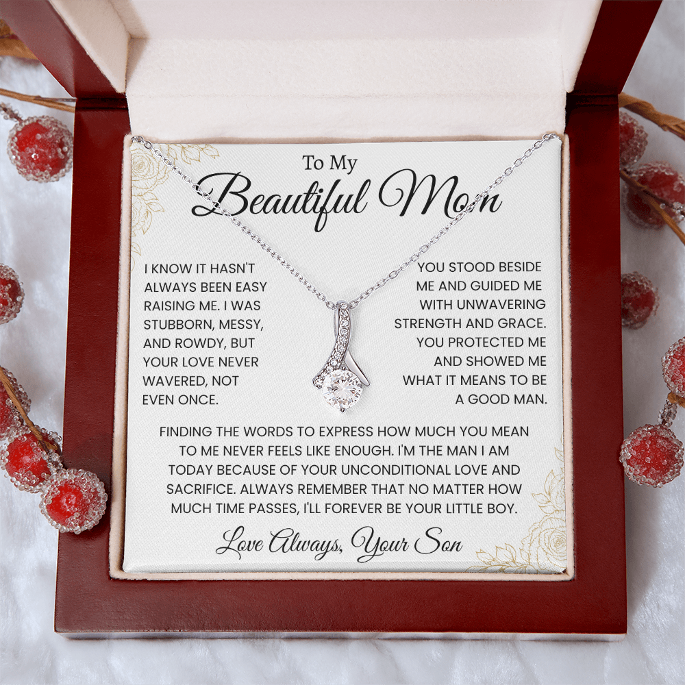 To My Mom - Alluring Beauty Necklace