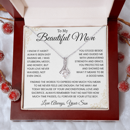To My Mom - Alluring Beauty Necklace