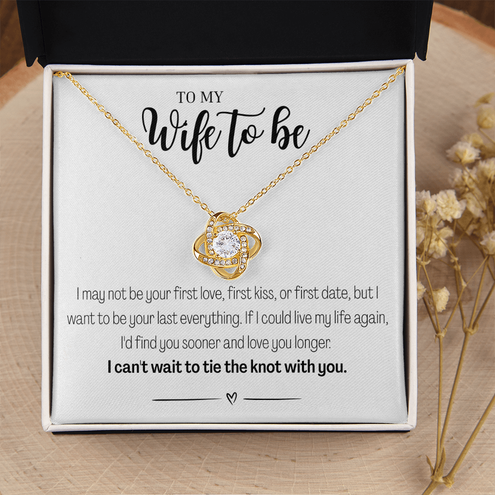 My Wife To Be - Love Knot Necklace