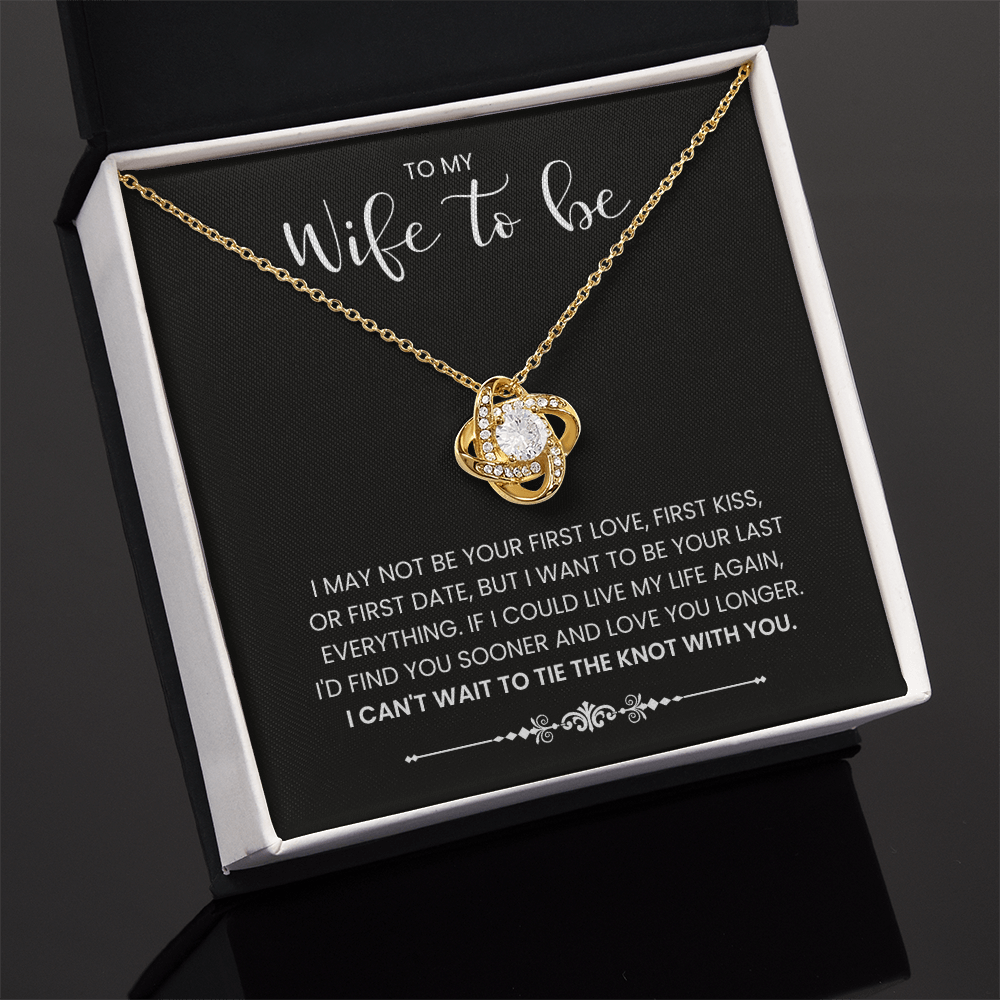 My Wife to Be - Love Knot Necklace