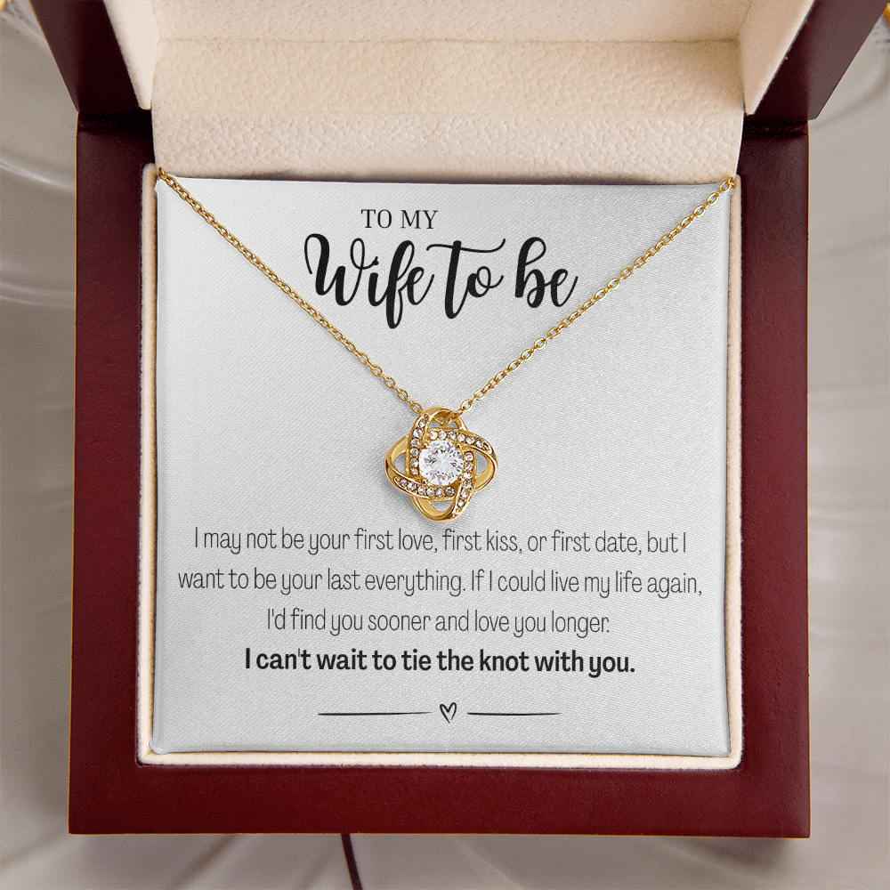 My Wife To Be - Love Knot Necklace
