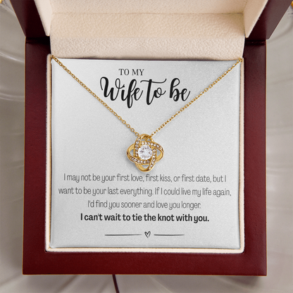 My Wife To Be - Love Knot Necklace