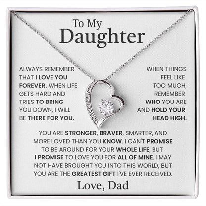 Gift for Daughter from Dad – Forever Love Necklace