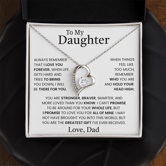 Gift for Daughter from Dad – Forever Love Necklace