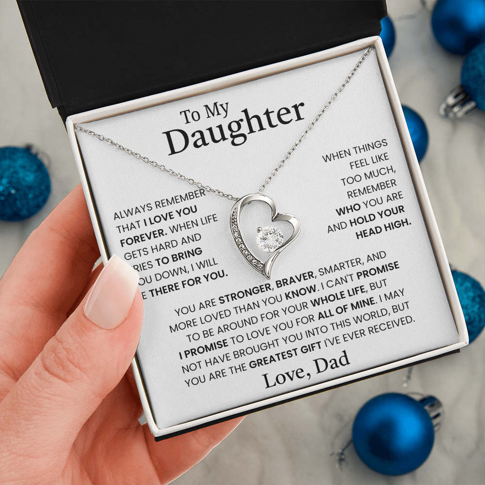 Gift for Daughter from Dad – Forever Love Necklace