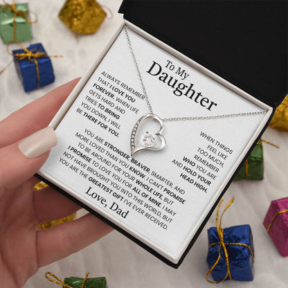 Gift for Daughter from Dad – Forever Love Necklace