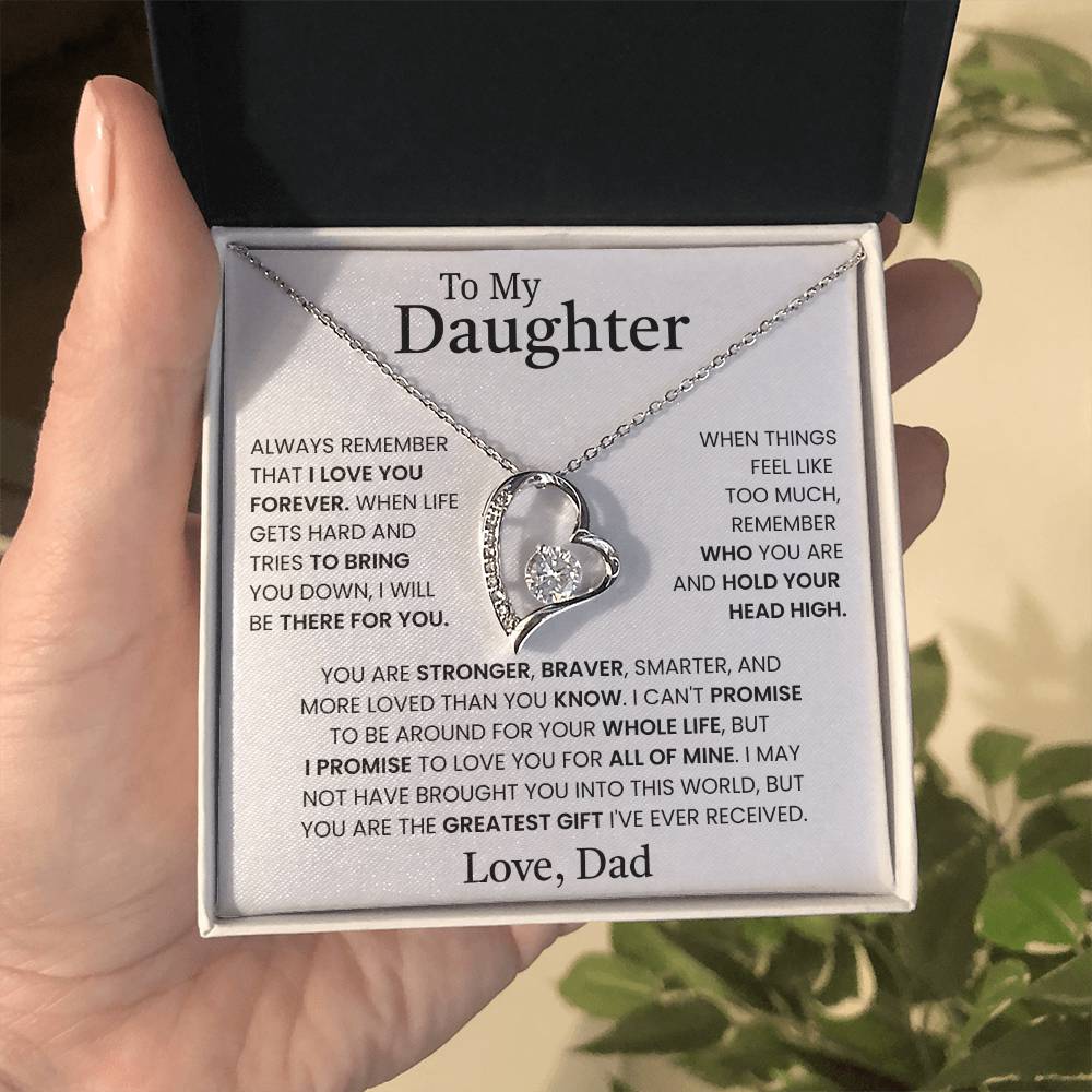 Gift for Daughter from Dad – Forever Love Necklace