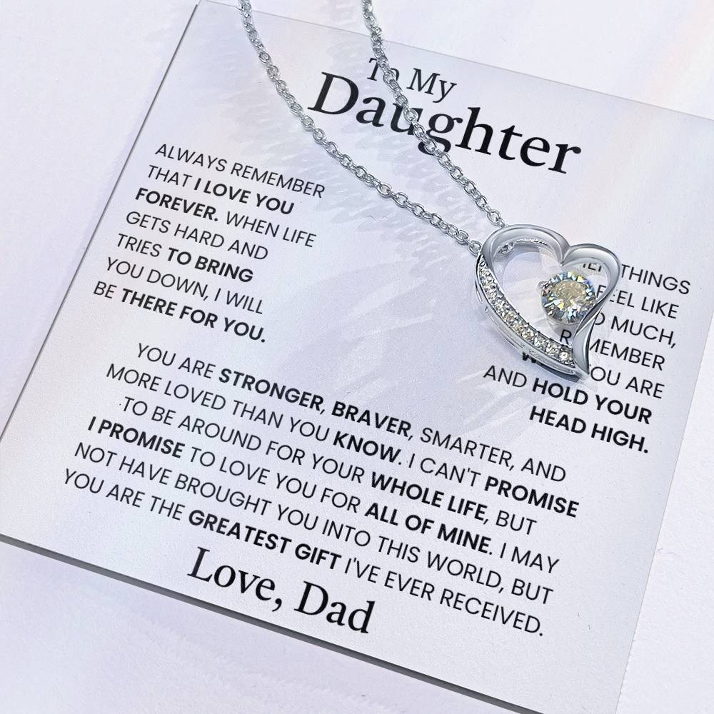 Gift for Daughter from Dad – Forever Love Necklace