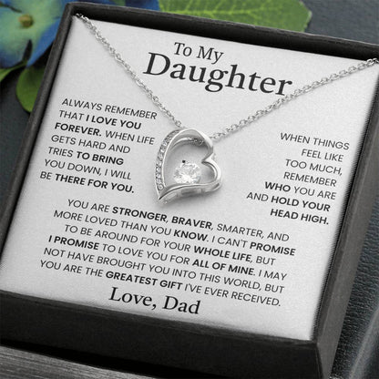 Gift for Daughter from Dad – Forever Love Necklace
