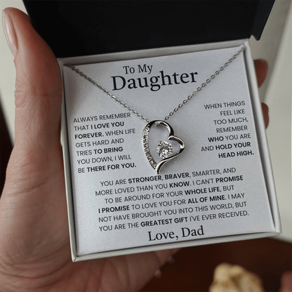 Gift for Daughter from Dad – Forever Love Necklace