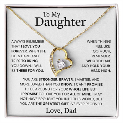 Gift for Daughter from Dad – Forever Love Necklace