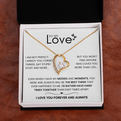 To My Wife - Forever Love Necklace