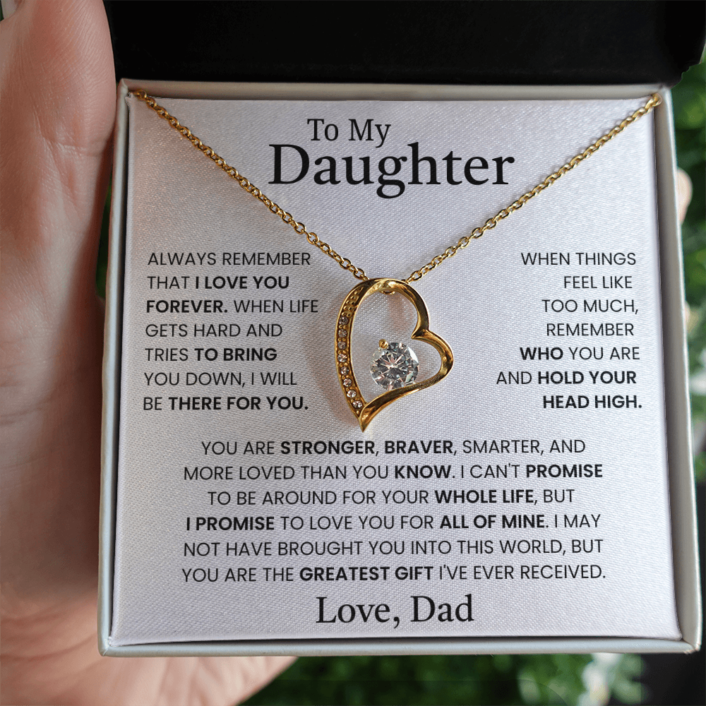 Gift for Daughter from Dad – Forever Love Necklace