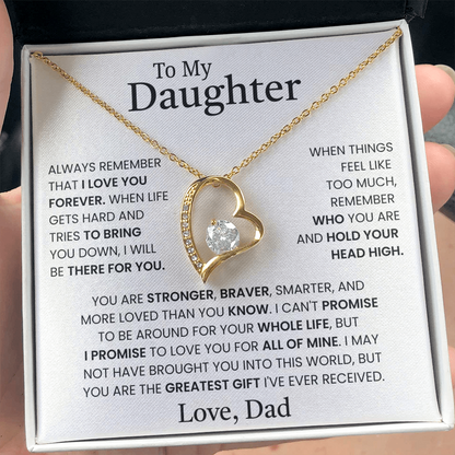 Gift for Daughter from Dad – Forever Love Necklace