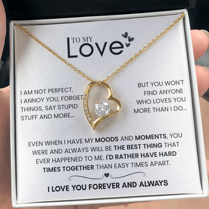 To My Wife - Forever Love Necklace